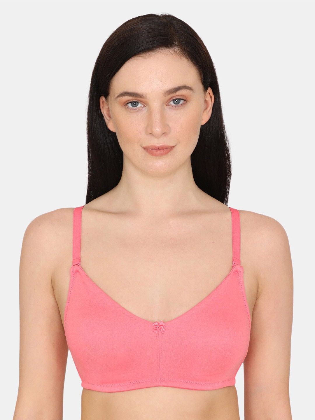 

Rosaline by Zivame Pink Non Padded Bra