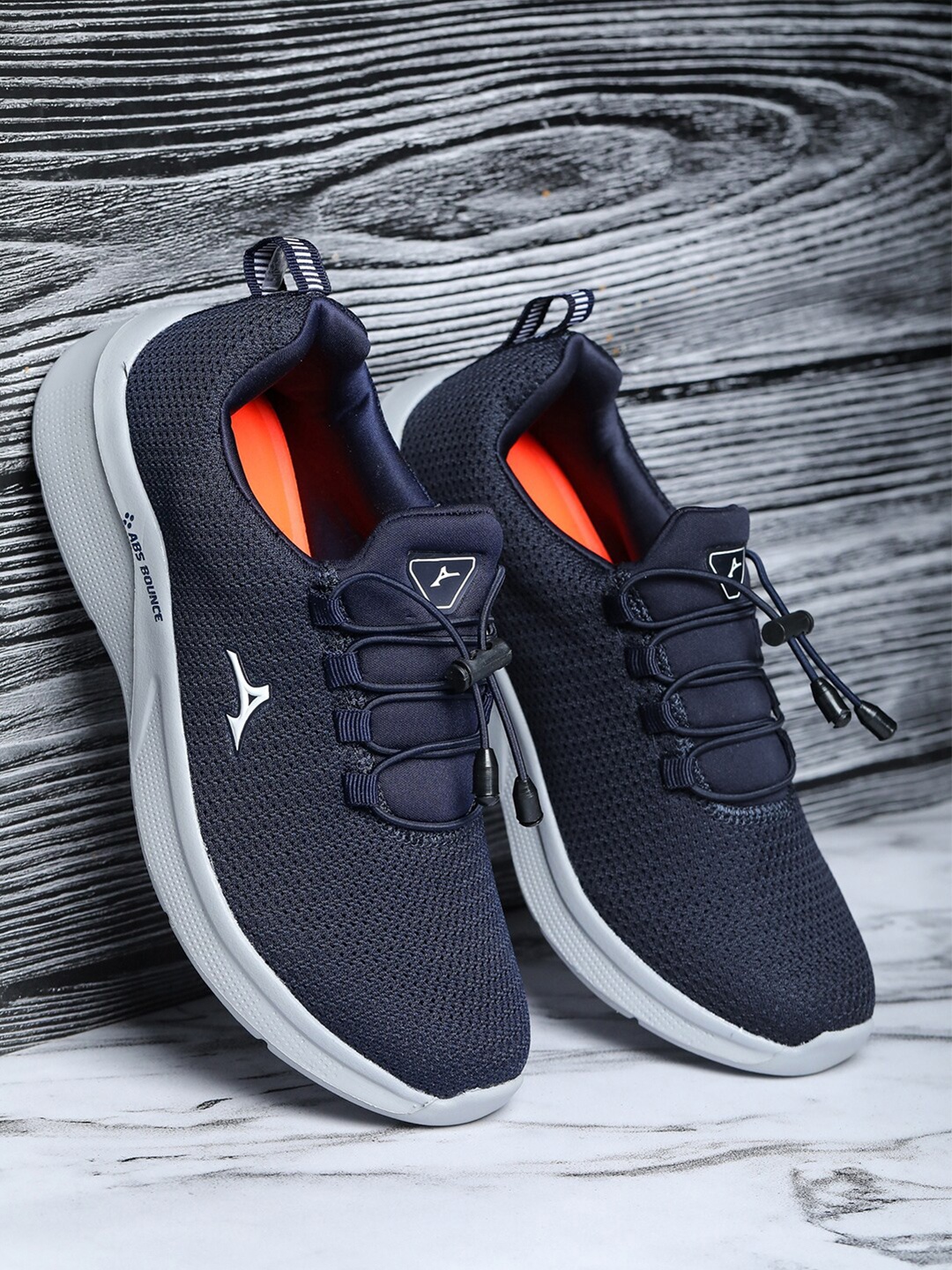

ABROS Men Genova Running Sports Shoes, Navy blue