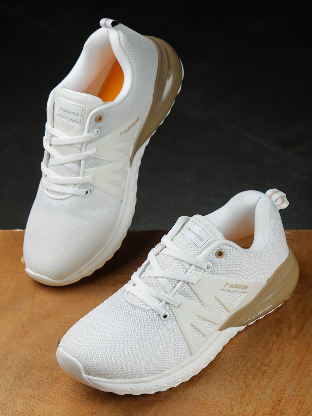 

ABROS Men Matrix Running Sports Shoes, White