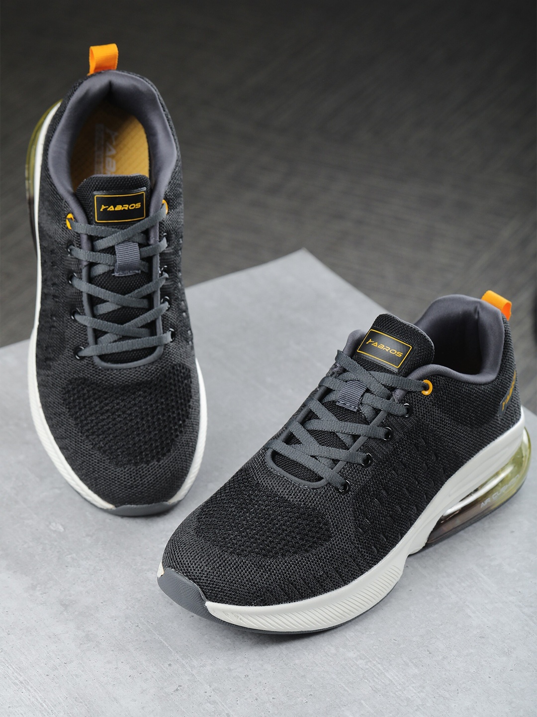 

ABROS Men Grey Mesh Running Sports Shoes