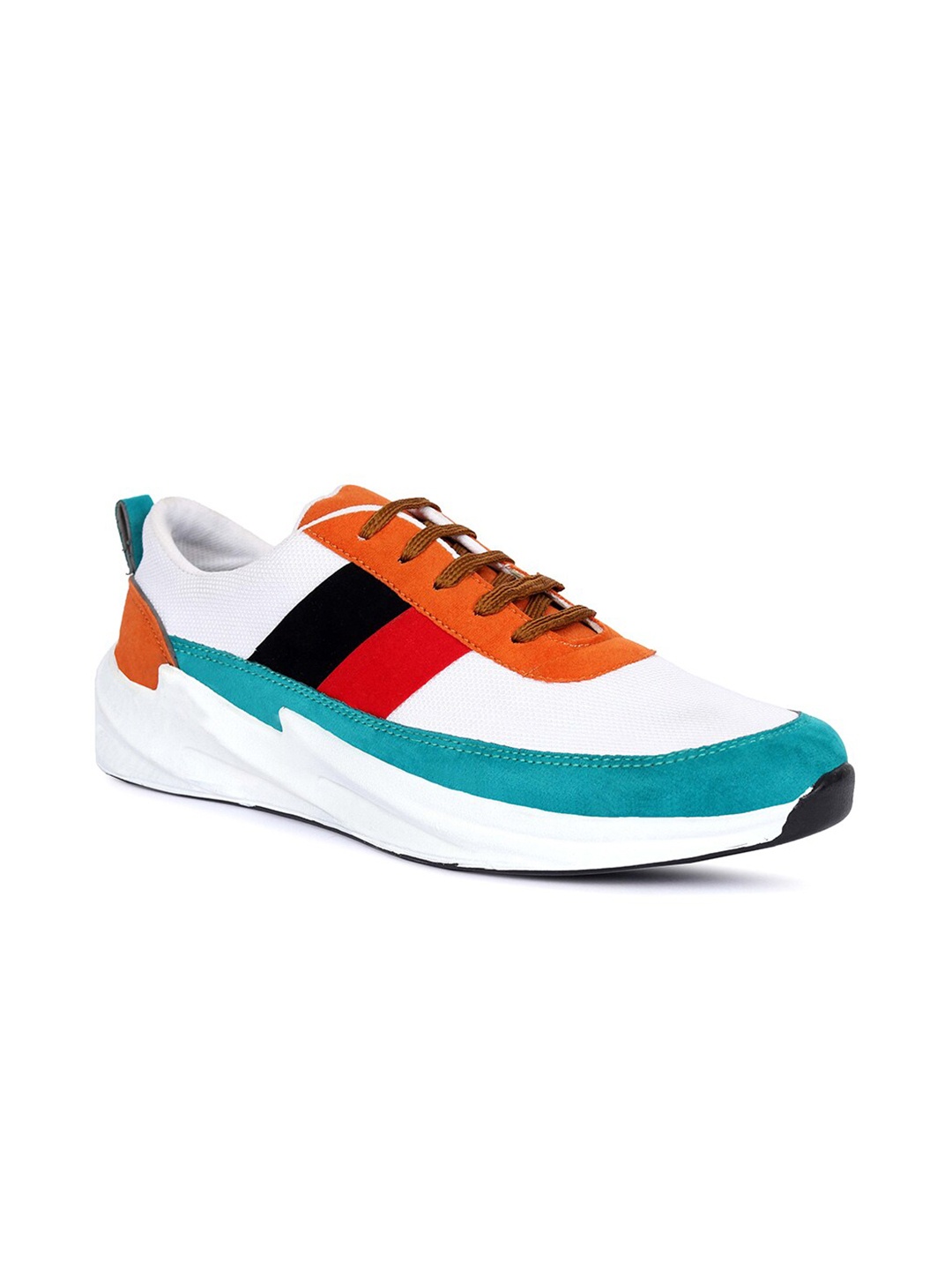 

FOUR STAR TRUCK SALES Men White Suede Running Non-Marking Shoes