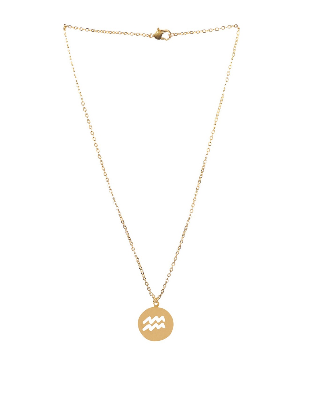 

Goldnera Gold-Plated Aquarius Khumb Star Sign Pendant Necklace