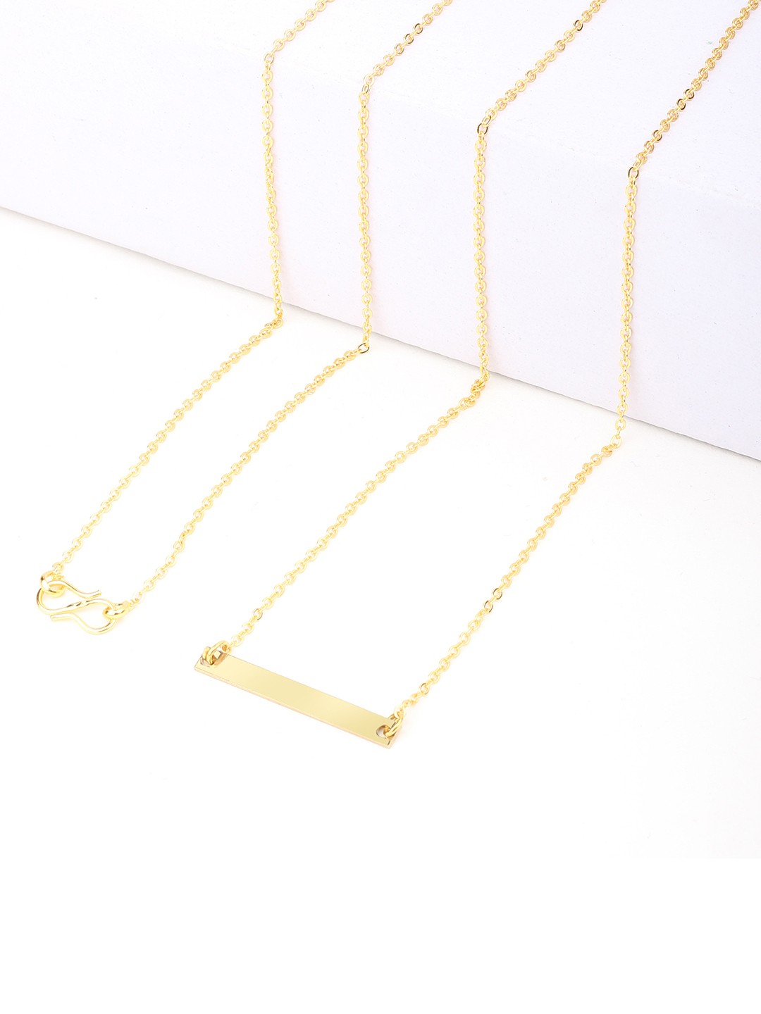 

Goldnera Brass-Plated Gold-Toned Pendant With Chain