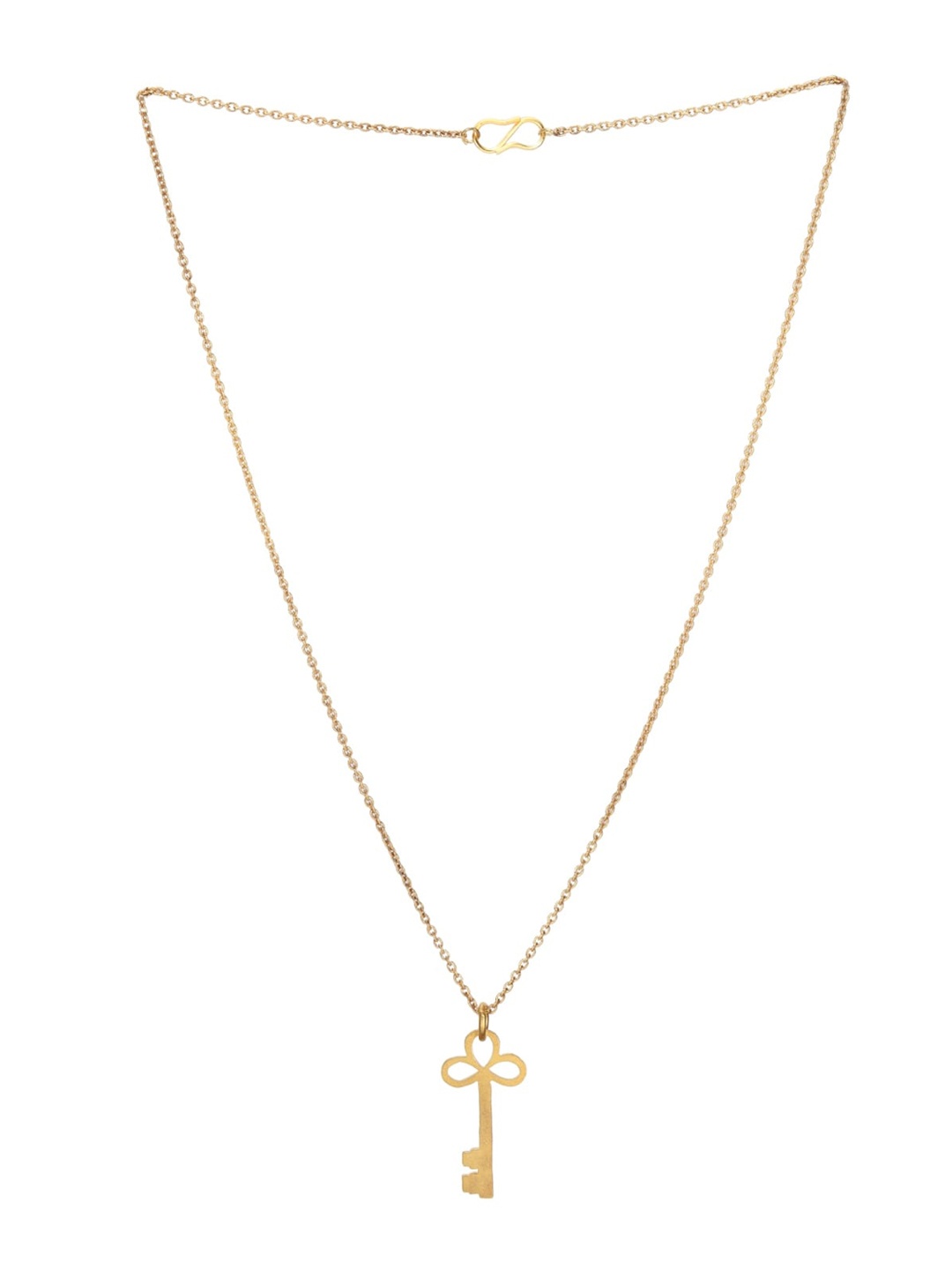 

Goldnera Brass-Plated Gold-Toned Pendant With Chain