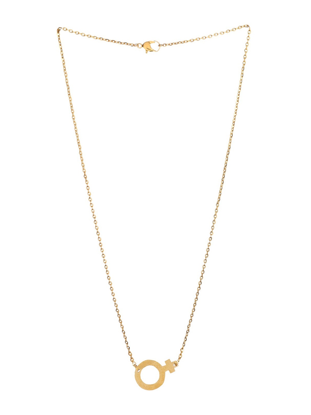 

Goldnera Gold-Plated Women Sign Pendant Charm Dainty Necklace