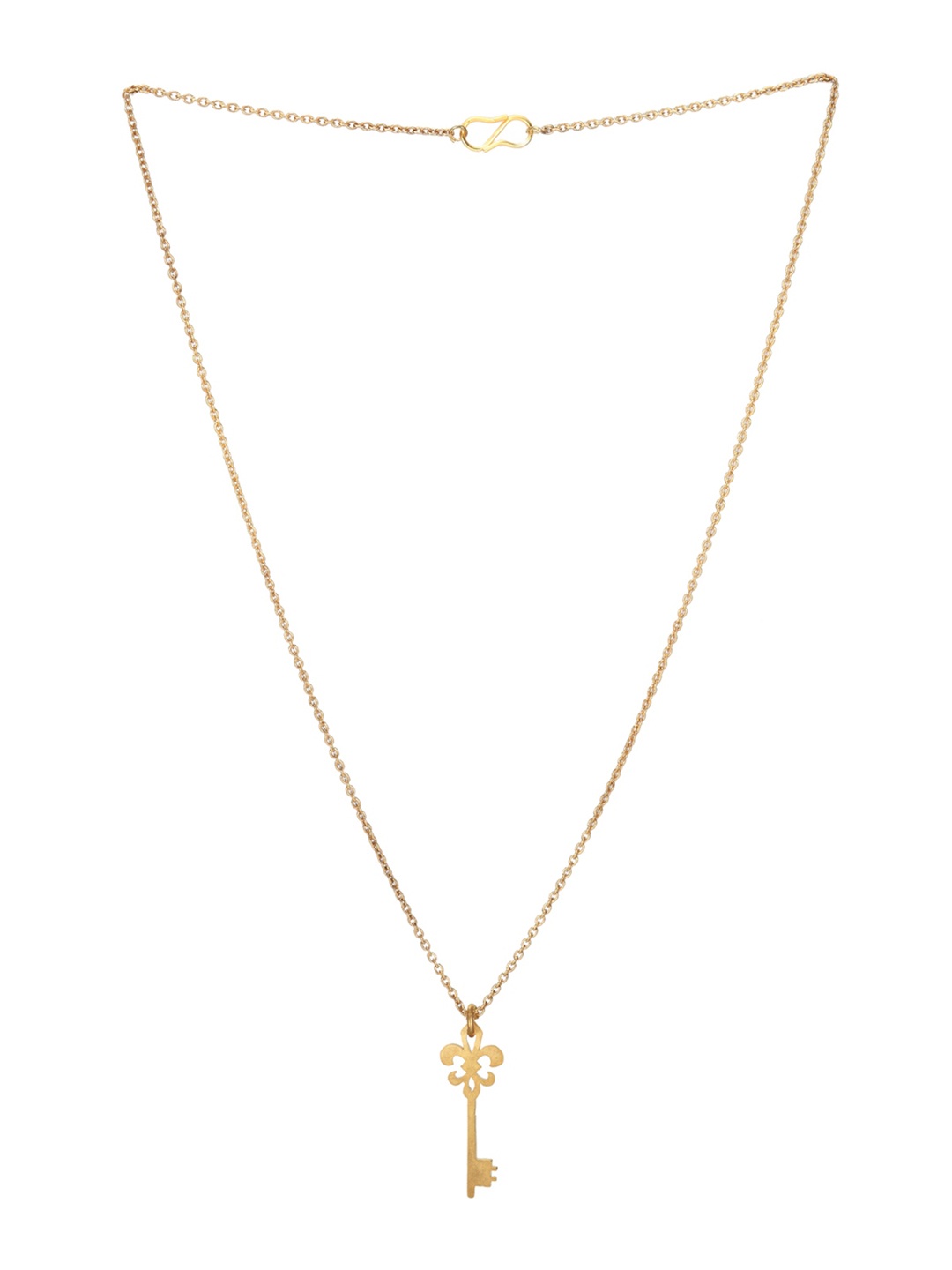 

Goldnera Brass-Plated Gold-Toned Pendant With Chain
