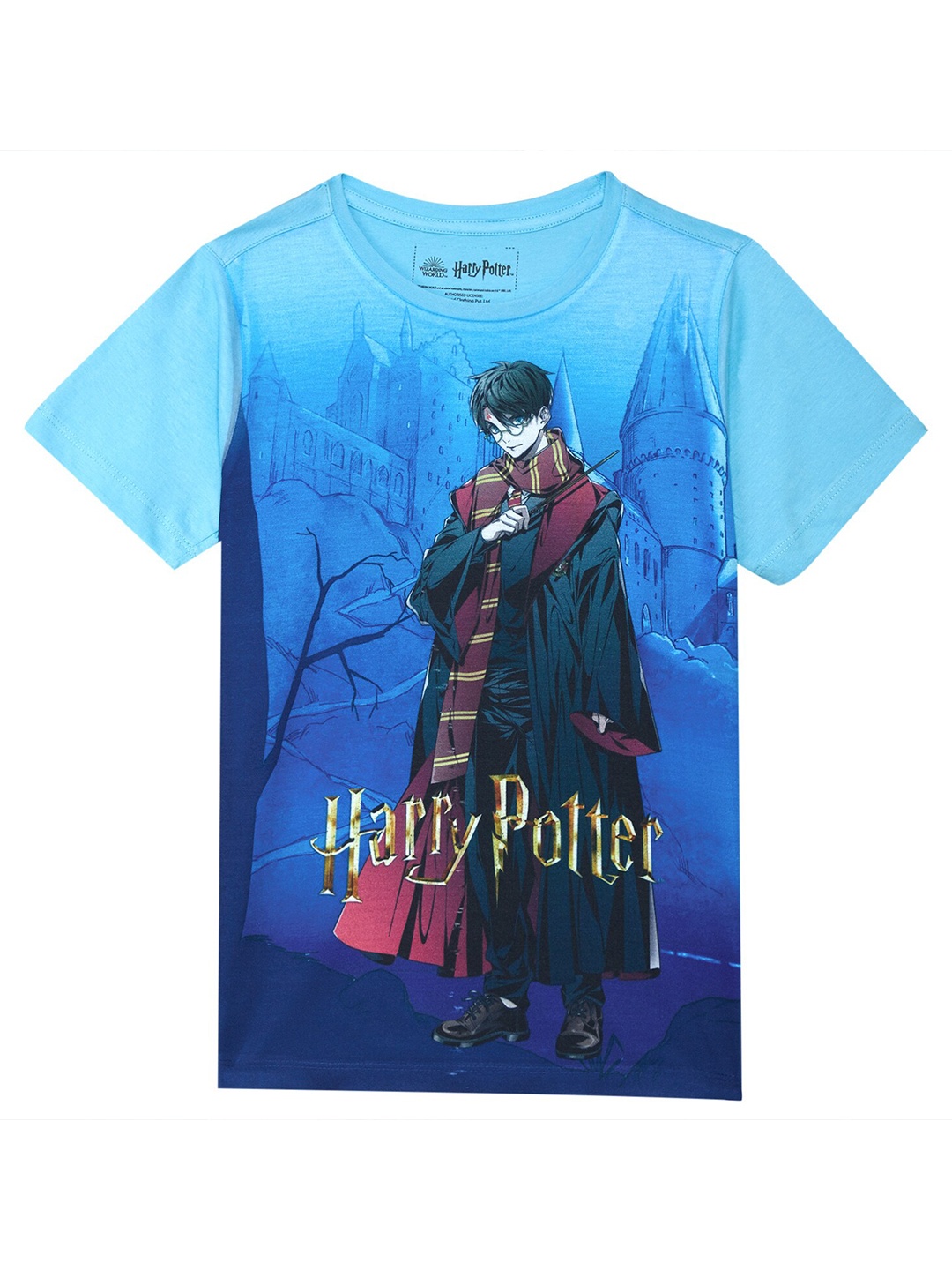 

Harry Potter by Wear Your Mind Boys Blue Printed T-shirt