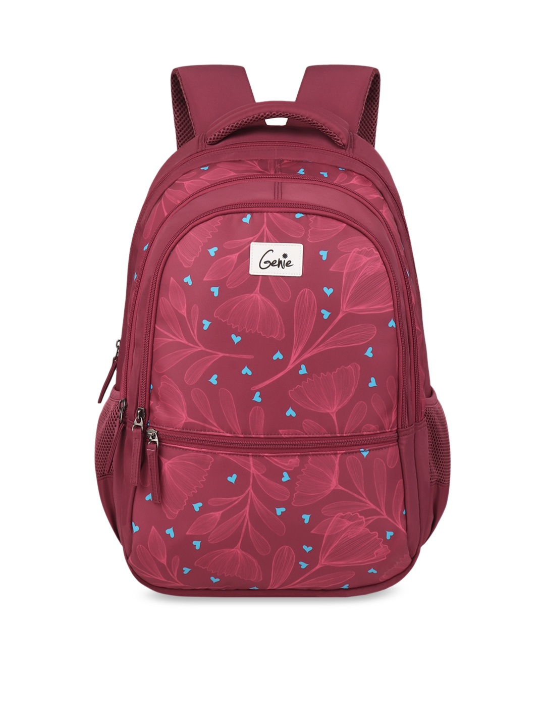 

Genie Unisex Graphic Printed Large Laptop Backpack-36L, Pink