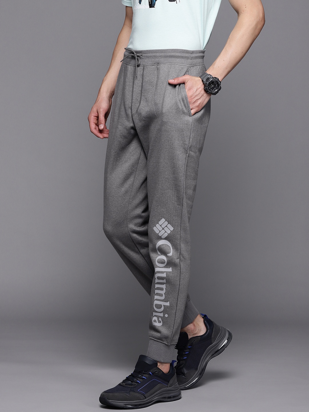 

Columbia Mens Grey Printed M CSC Logo Fleece Jogger II