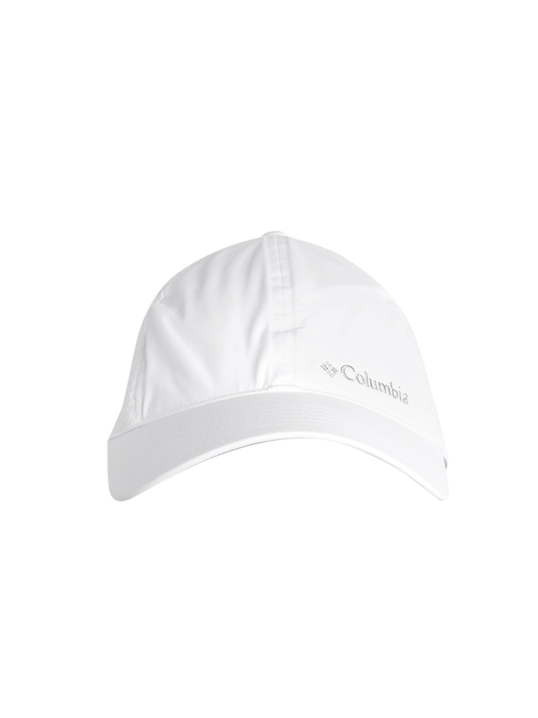 

Columbia Unisex White & Grey Brand Logo Embroidered Snapback Cap