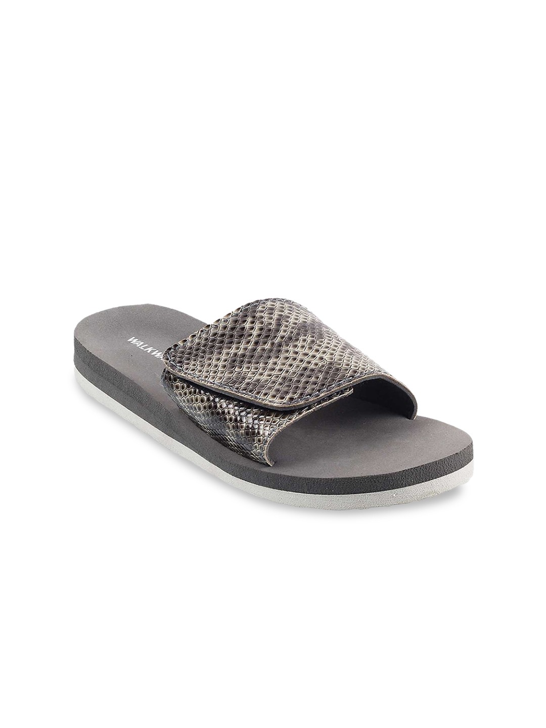 

WALKWAY by Metro Women Grey Open Toe Flats