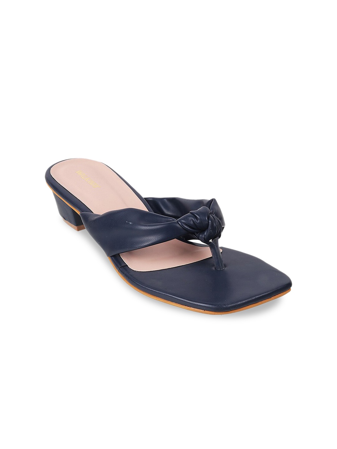 

WALKWAY by Metro Blue Block Sandals with Bows