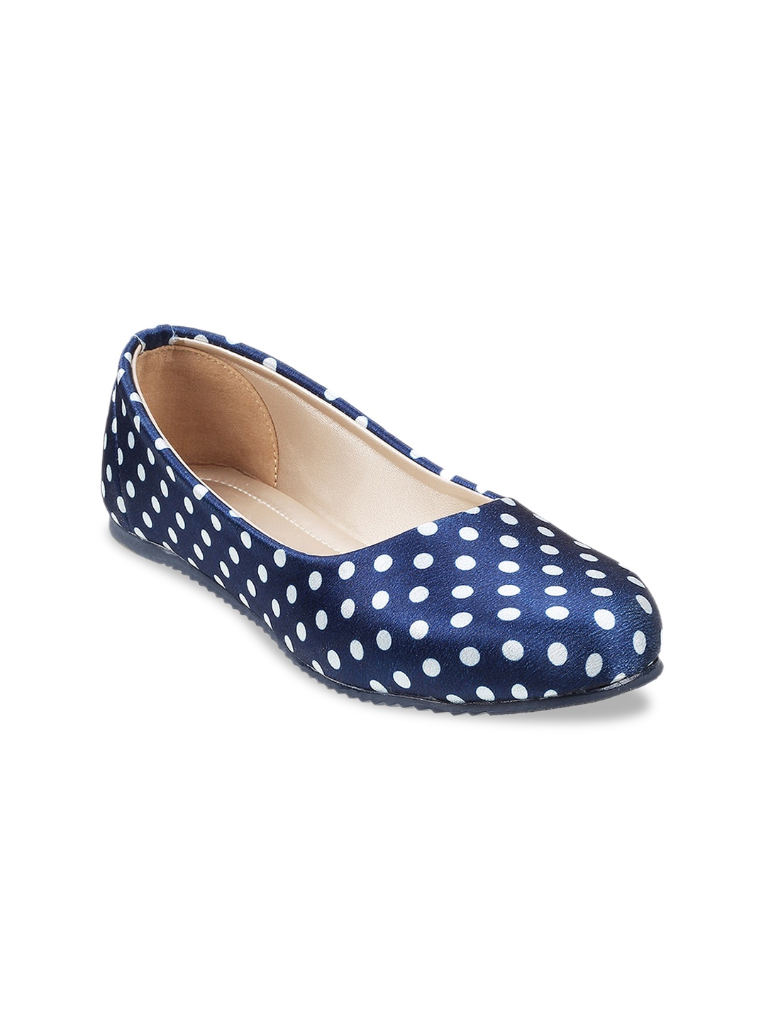 

WALKWAY by Metro Women Blue Printed Ballerinas Flats