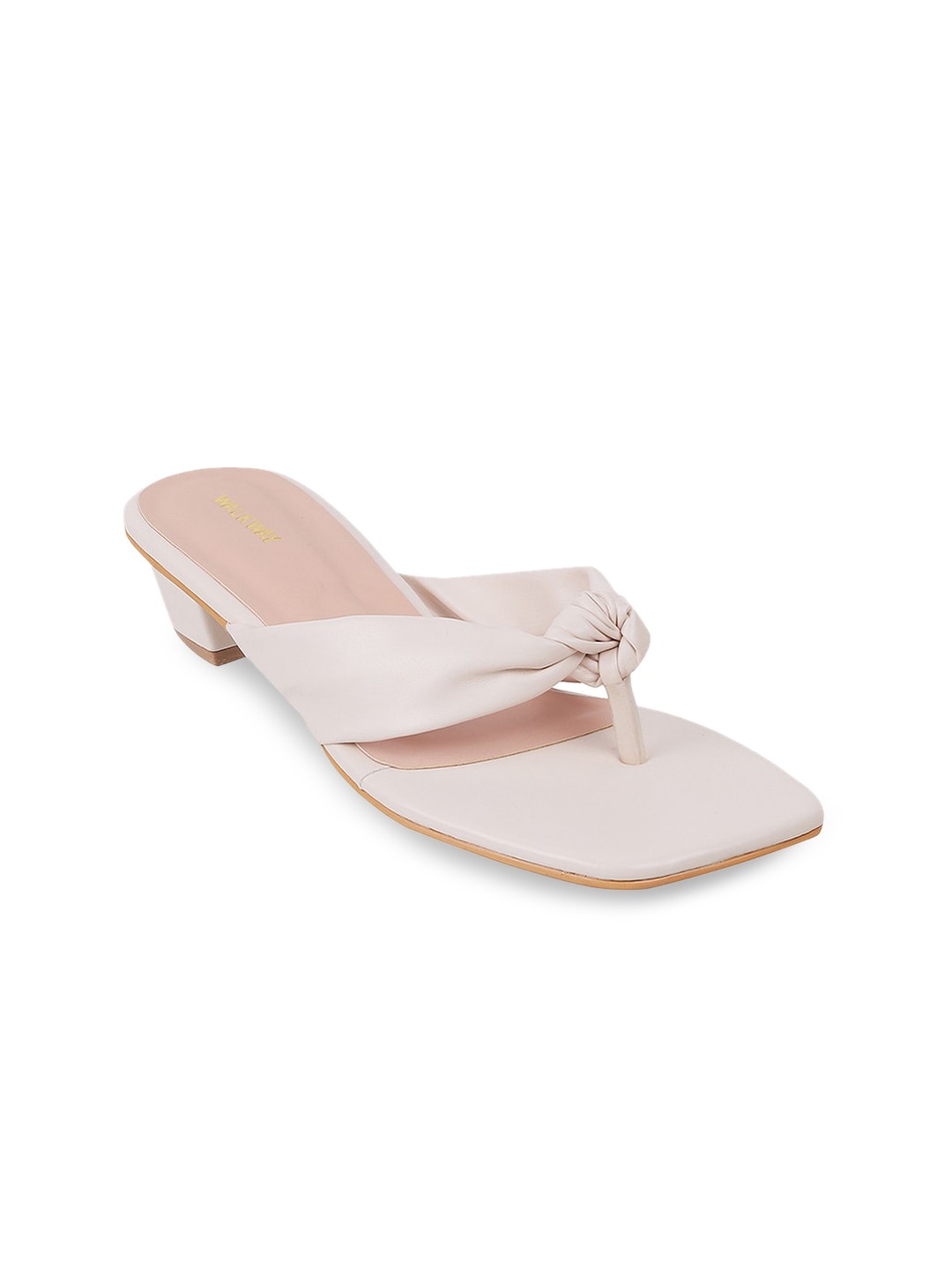 

WALKWAY by Metro Beige Striped Block Sandals