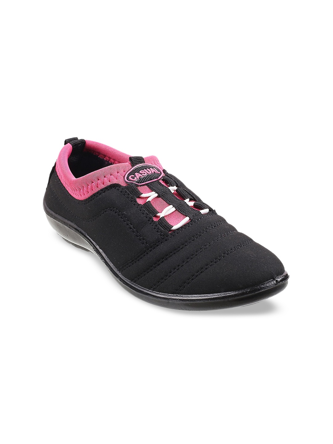 

WALKWAY by Metro Women Black Slip-On Sneakers