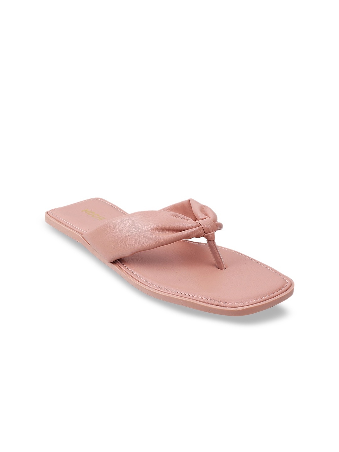 

Mochi Women Peach-Coloured Open Toe Flats