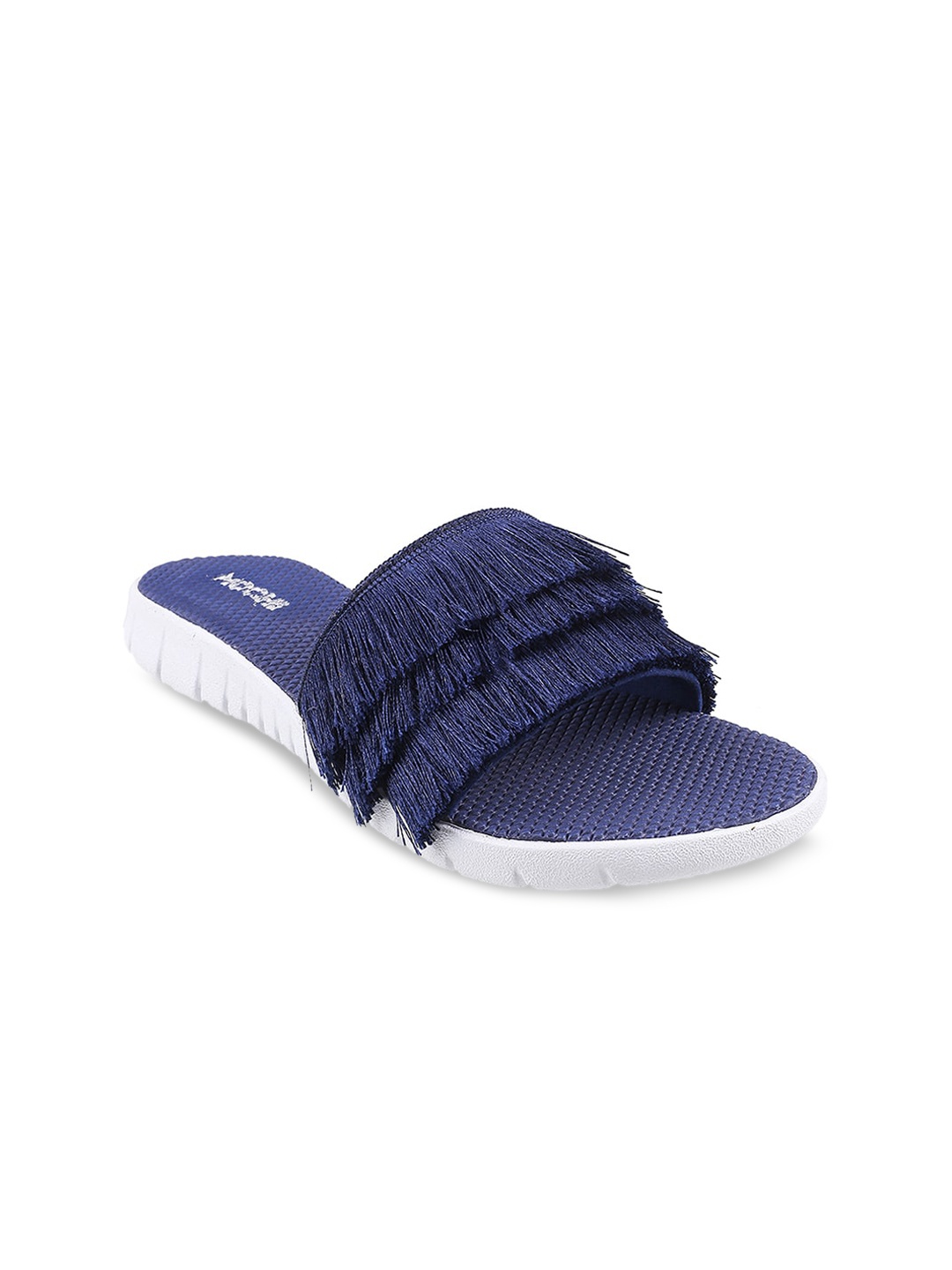 

Mochi Women Blue Open Toe Flats
