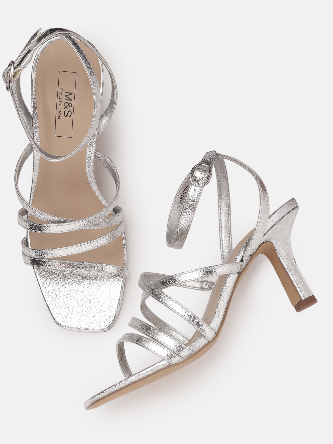 

Marks & Spencer Women White Kitten Sandals