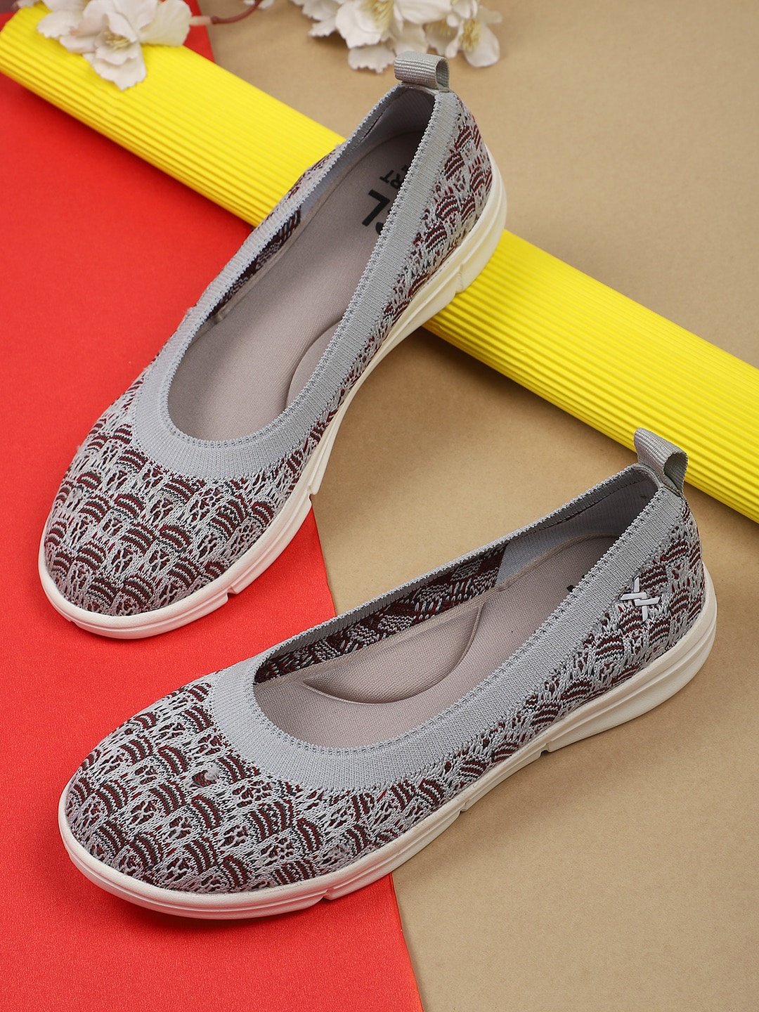 

Carlton London sports Women Grey Ballerinas Flats