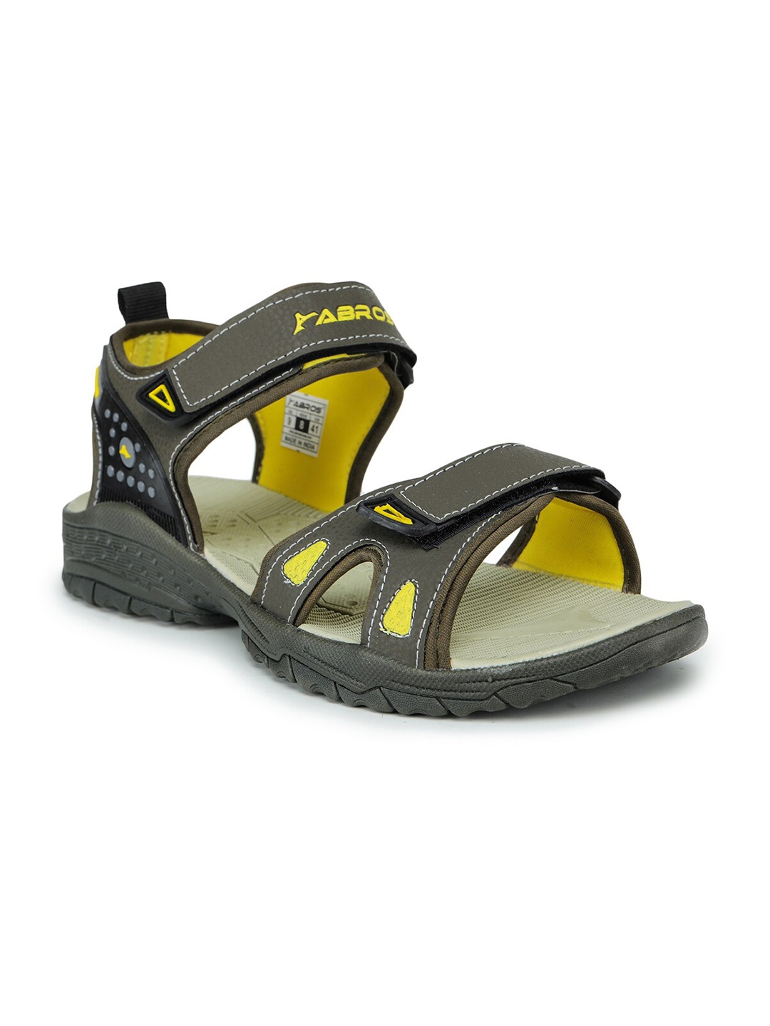 

ABROS Men Green Comfort Sandals