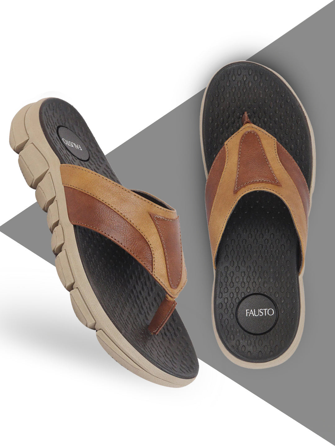 

FAUSTO Men Brown Slip-On
