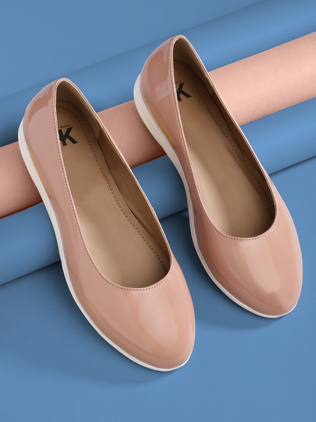 

Kook N Keech Women Peach-Coloured Solid Ballerinas