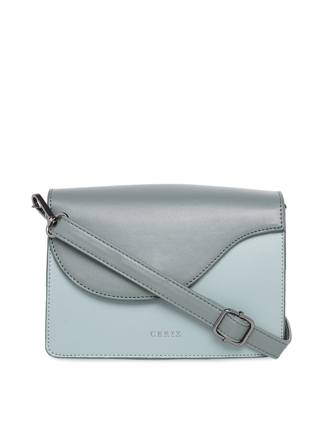 

CERIZ Green Structured Sling Bag