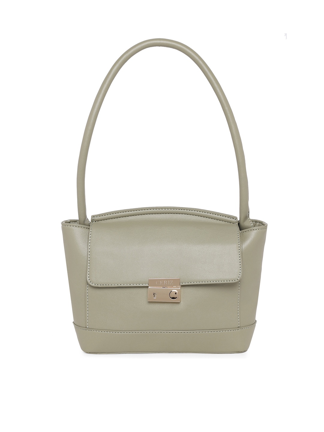

CERIZ Green Structured Handheld Bag