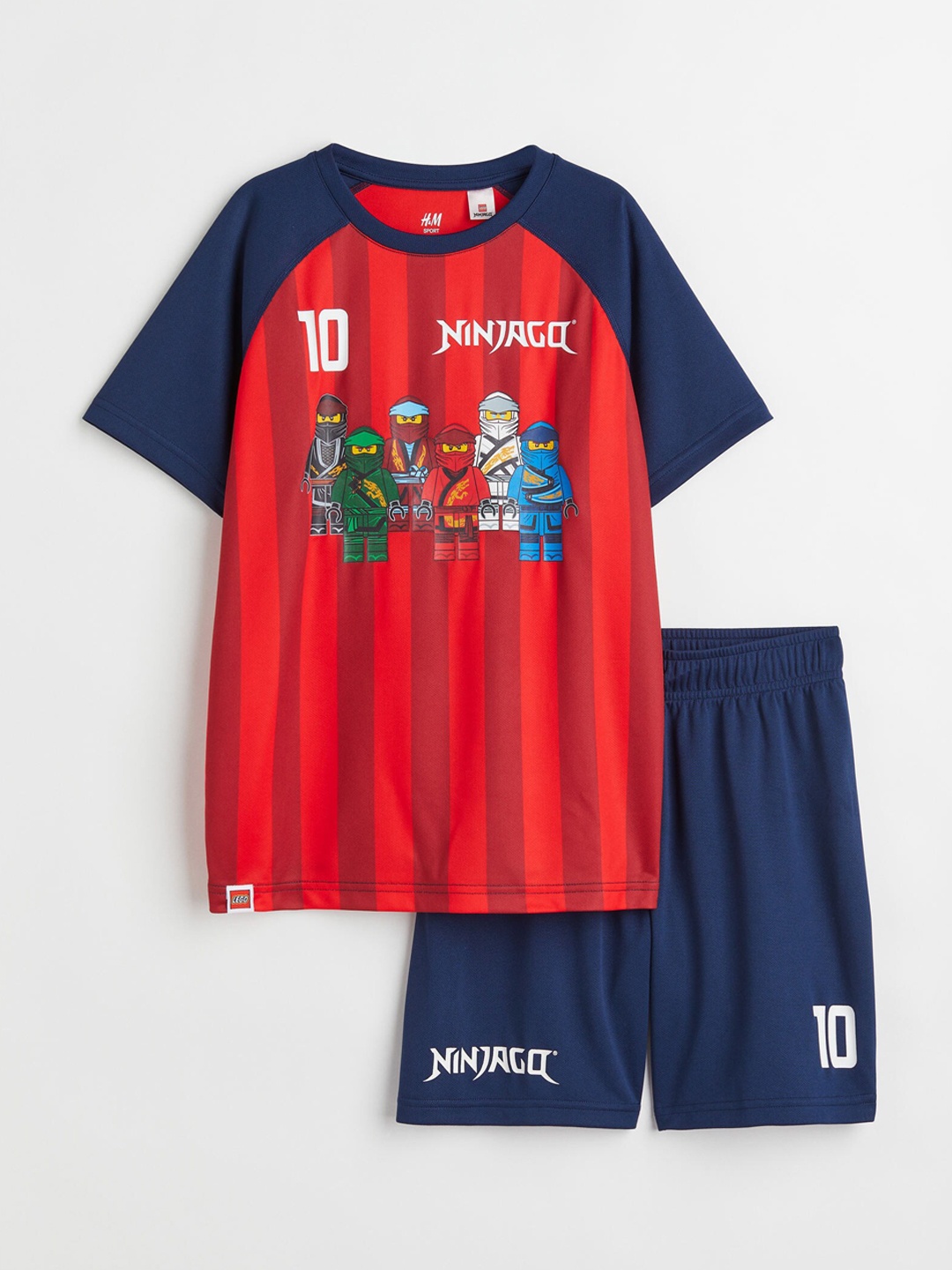

H&M Boys Blue Printed Football Kit