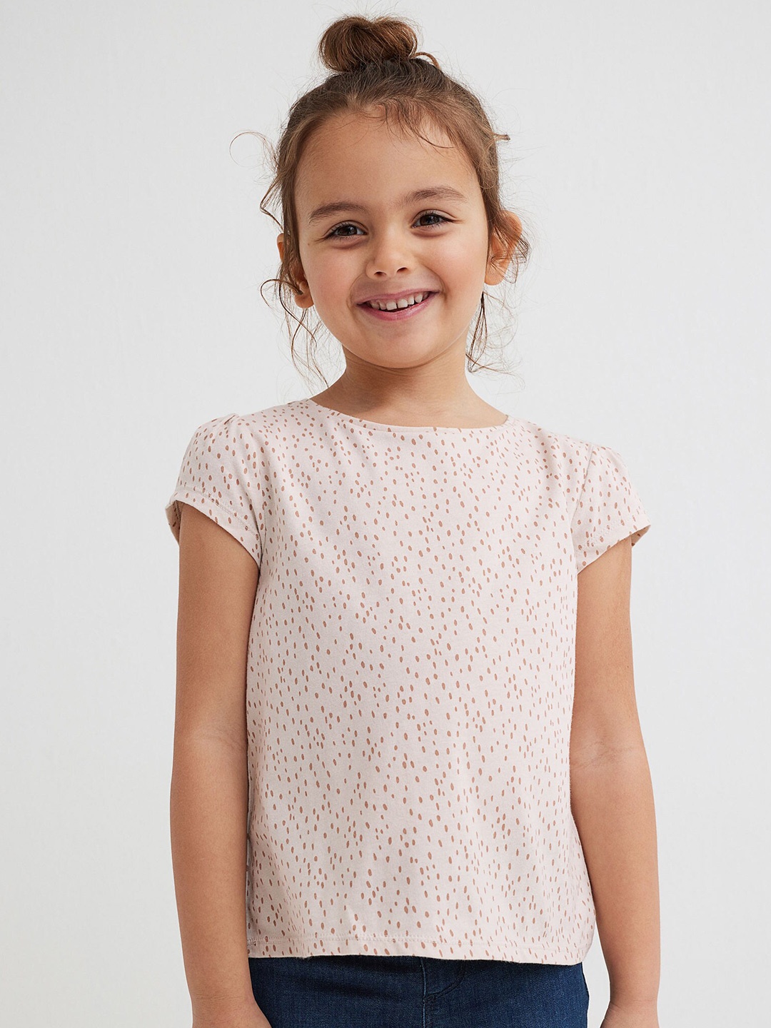 

H&M Girls Beige & Pink 3-pack Jersey Tops