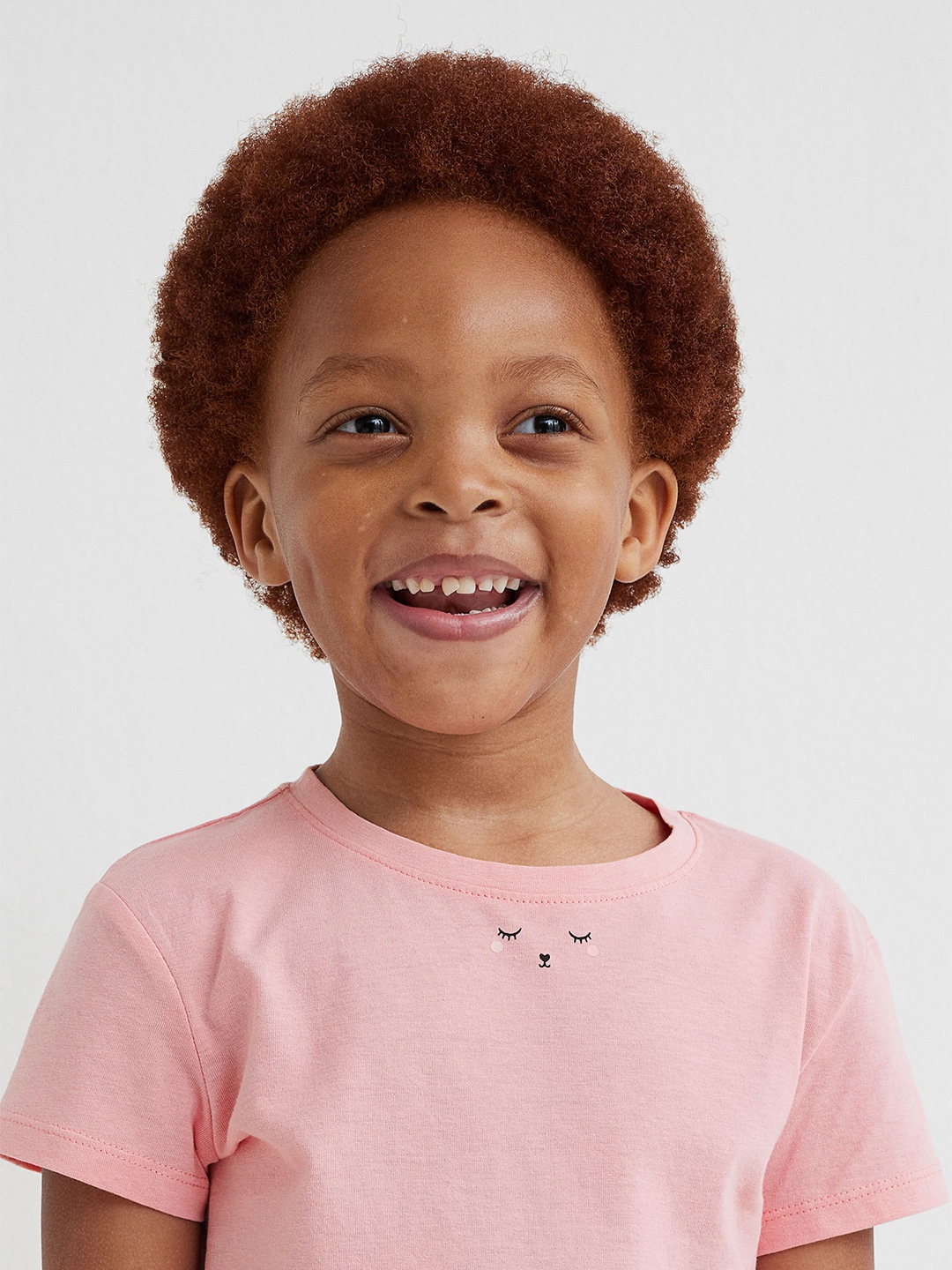 

H&M Girls Beige 2-pack Cotton Jersey Tops