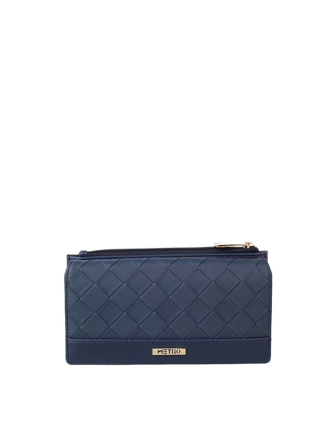 

Metro Women Blue PU Two Fold Wallet