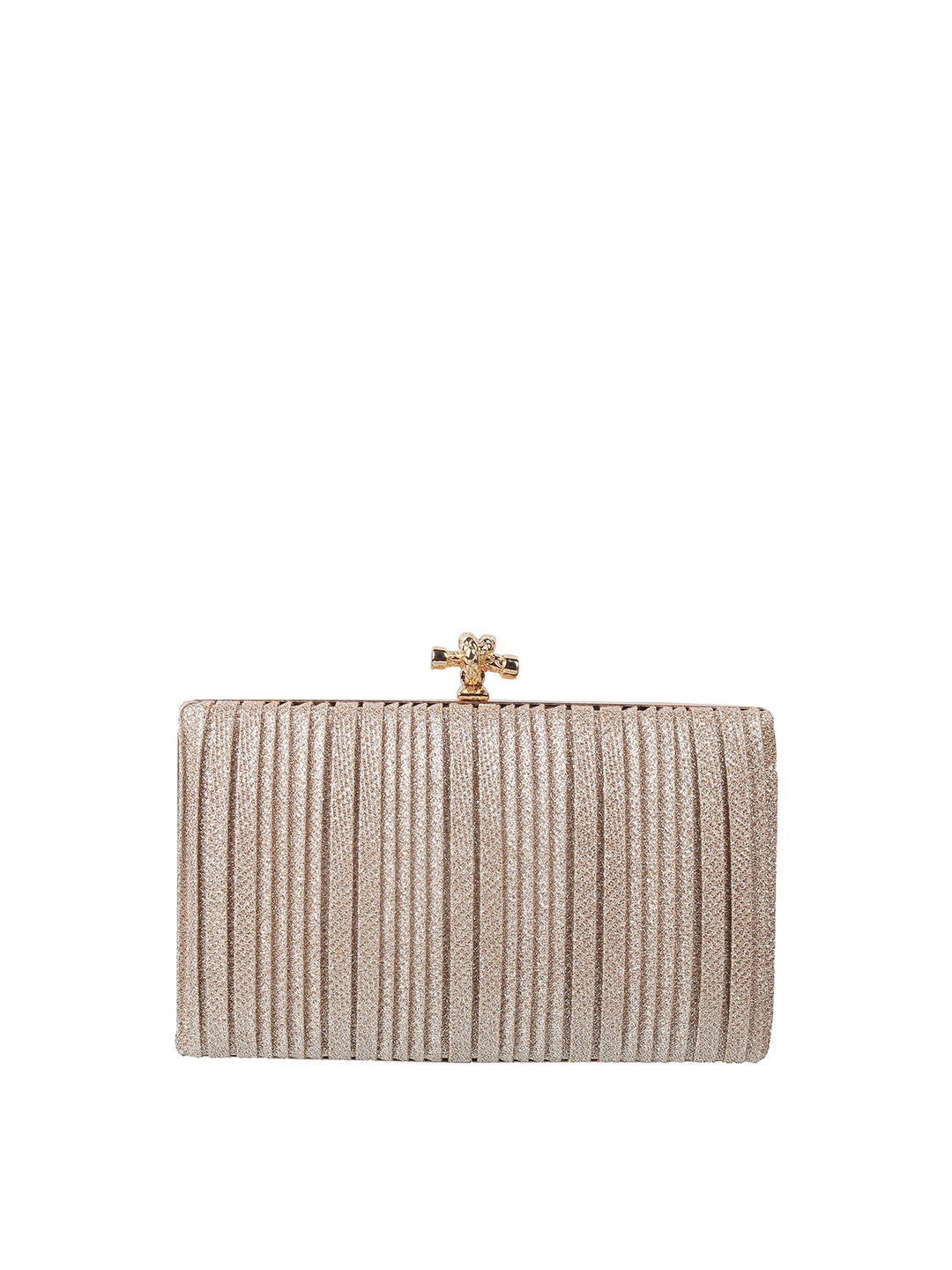 

Metro Gold-Toned Embellished Box Clutch