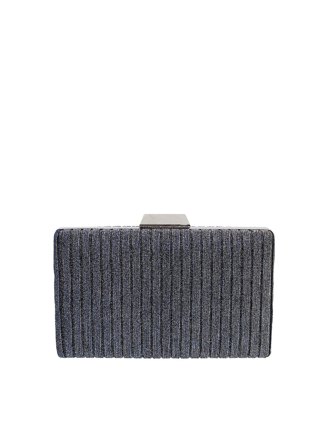 

Metro Blue Striped Purse Clutch