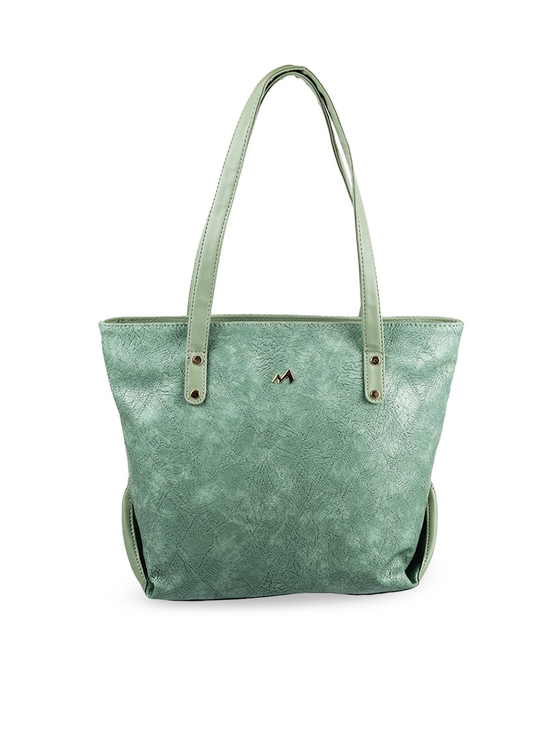 

Metro Green Printed PU Structured Handheld Bag