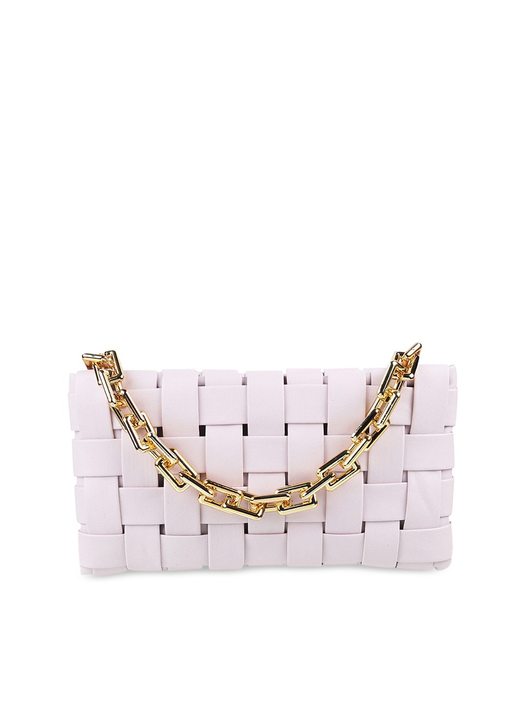 

Mochi Purple Textured PU Structured Sling Bag