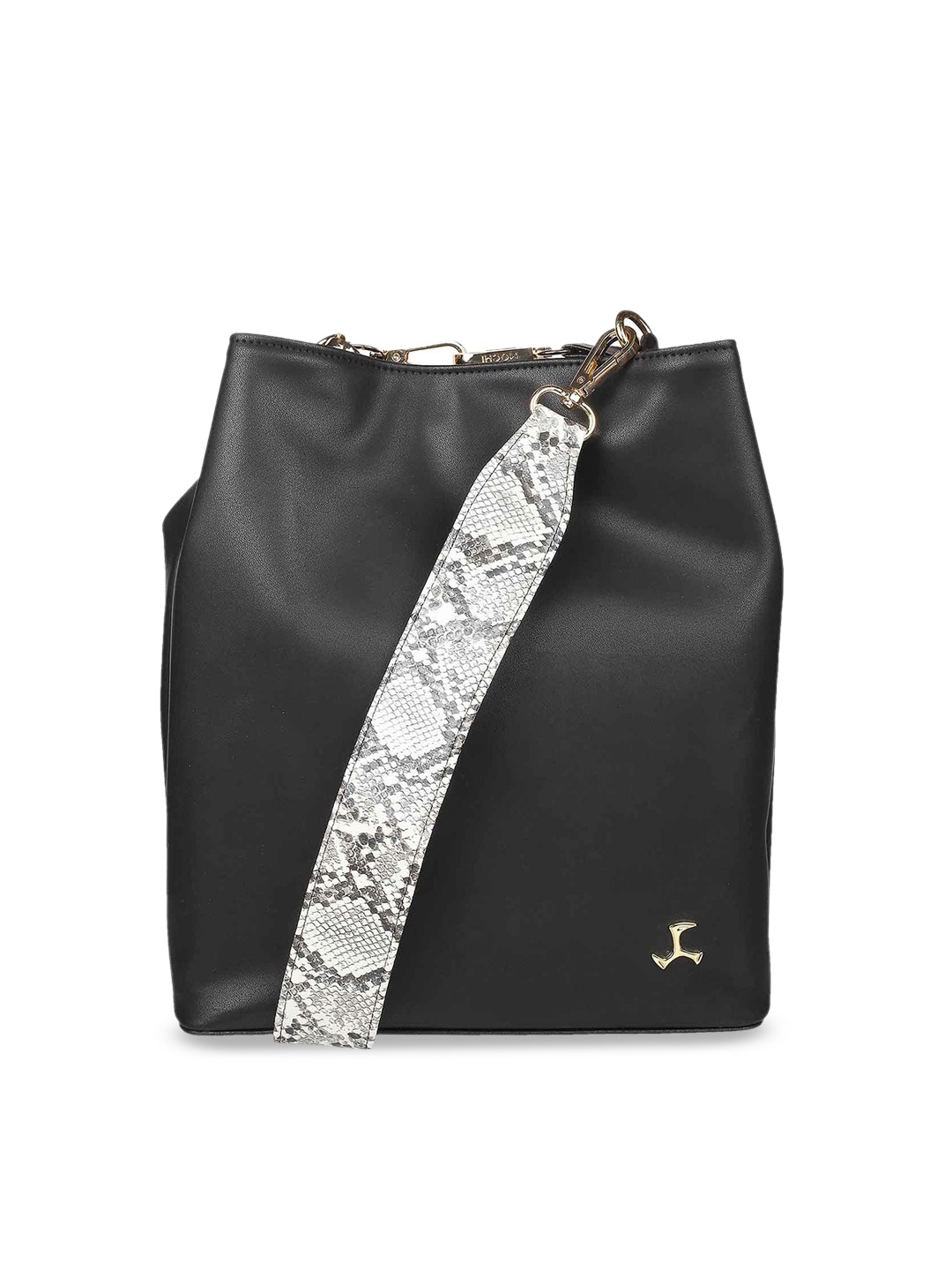 

Mochi Black PU Shopper Handheld Bag
