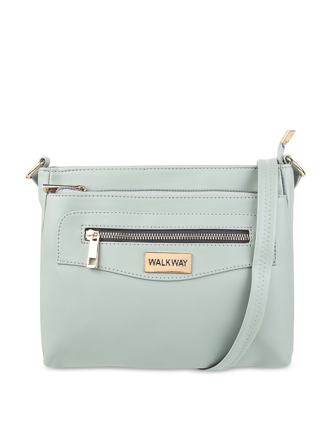 

WALKWAY by Metro Blue Structured Sling Bag