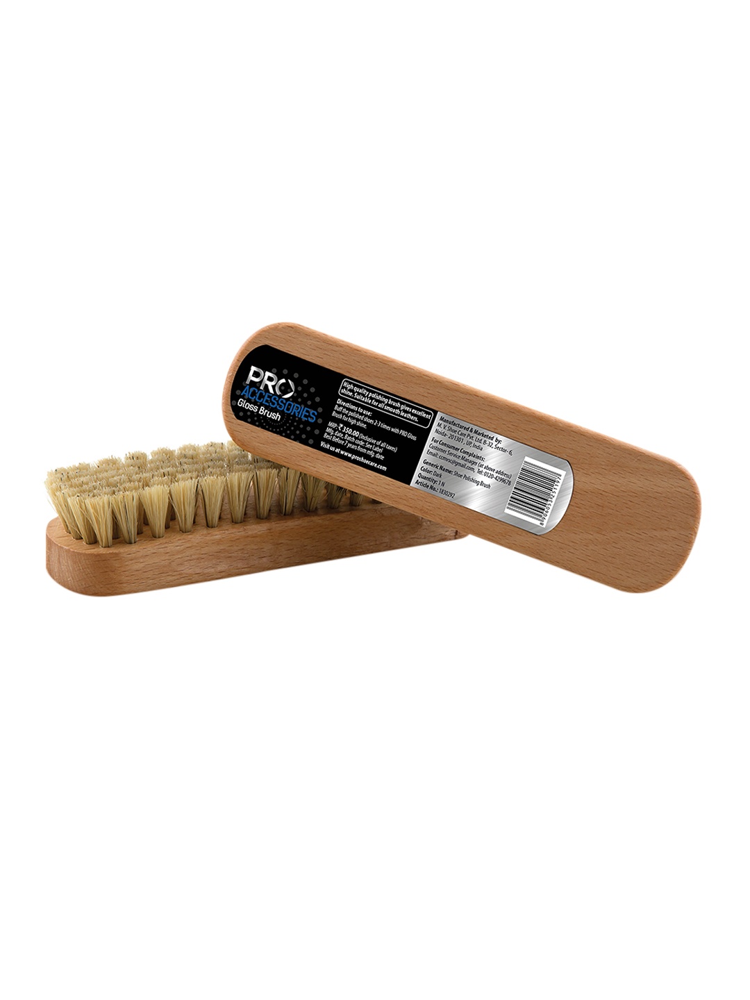 

PRO Beige Gloss Shoe Brush With Dense Bristles