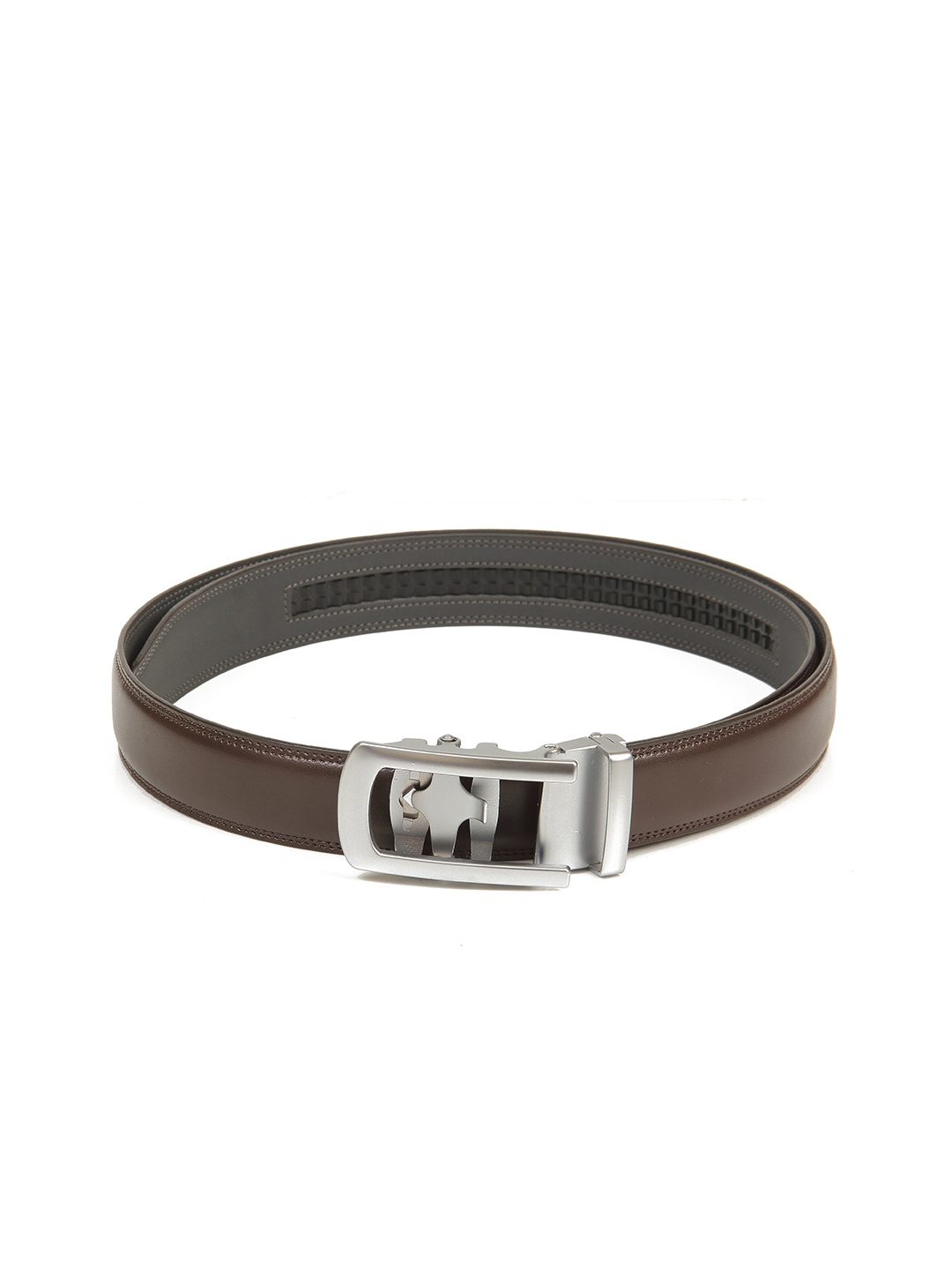 

Calvadoss Men Brown PU Belt