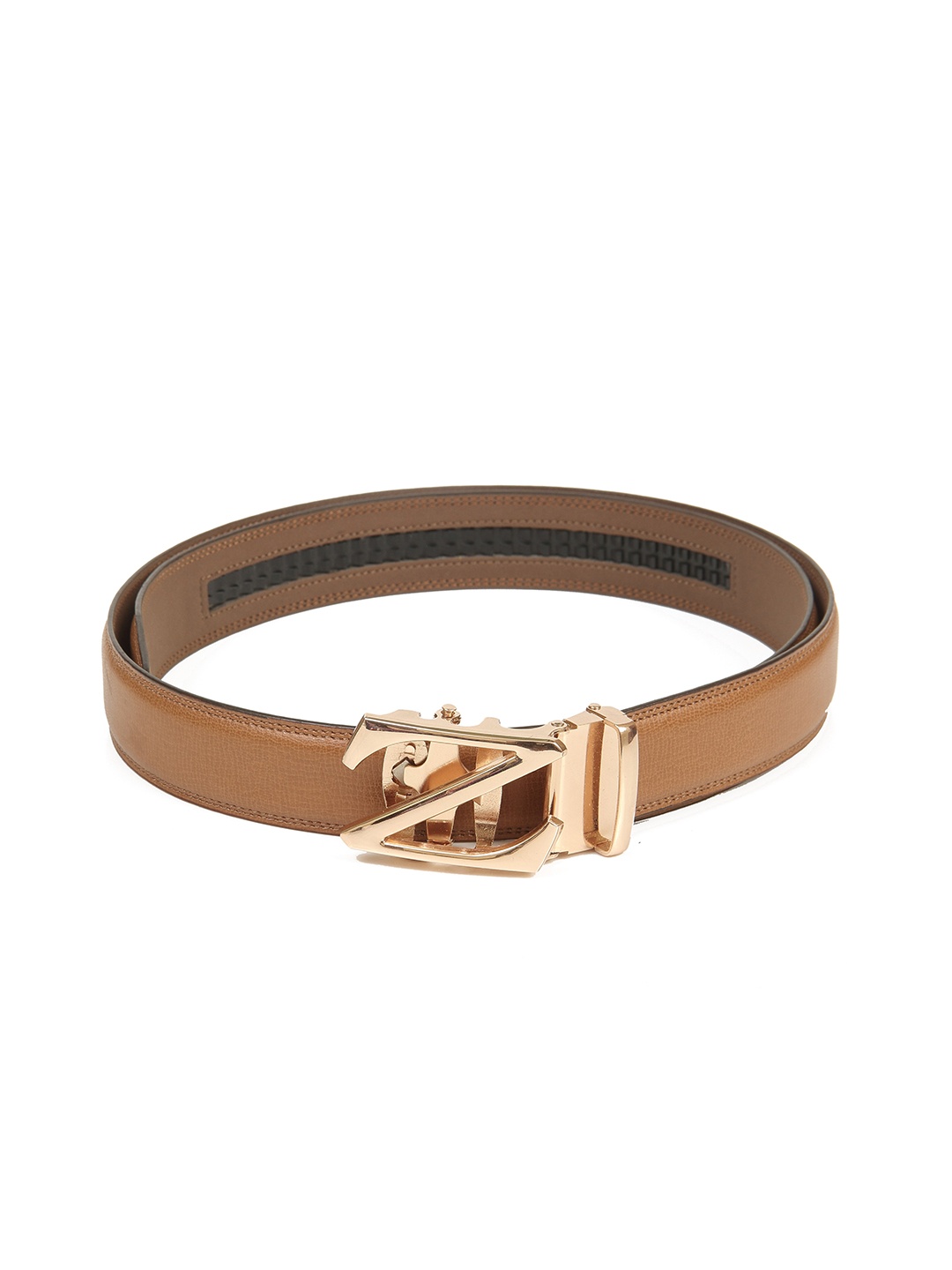 

Calvadoss Men Tan Textured Belt