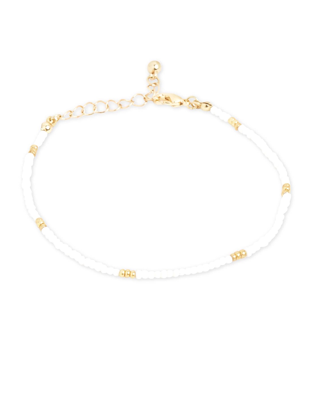 

20Dresses Set Of 5 Anklets, Gold