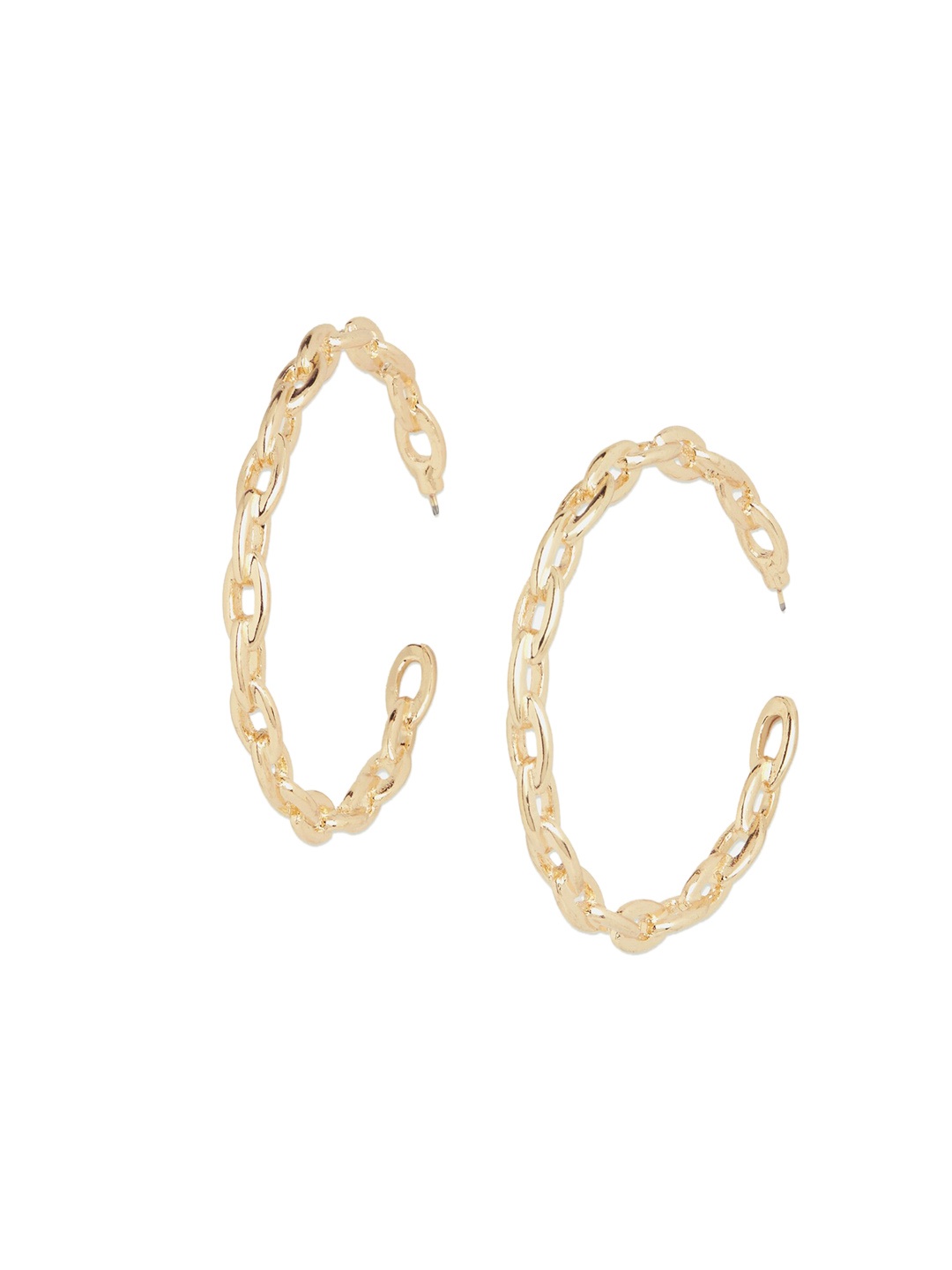 

20Dresses Gold-Toned Contemporary Half Hoop Earrings