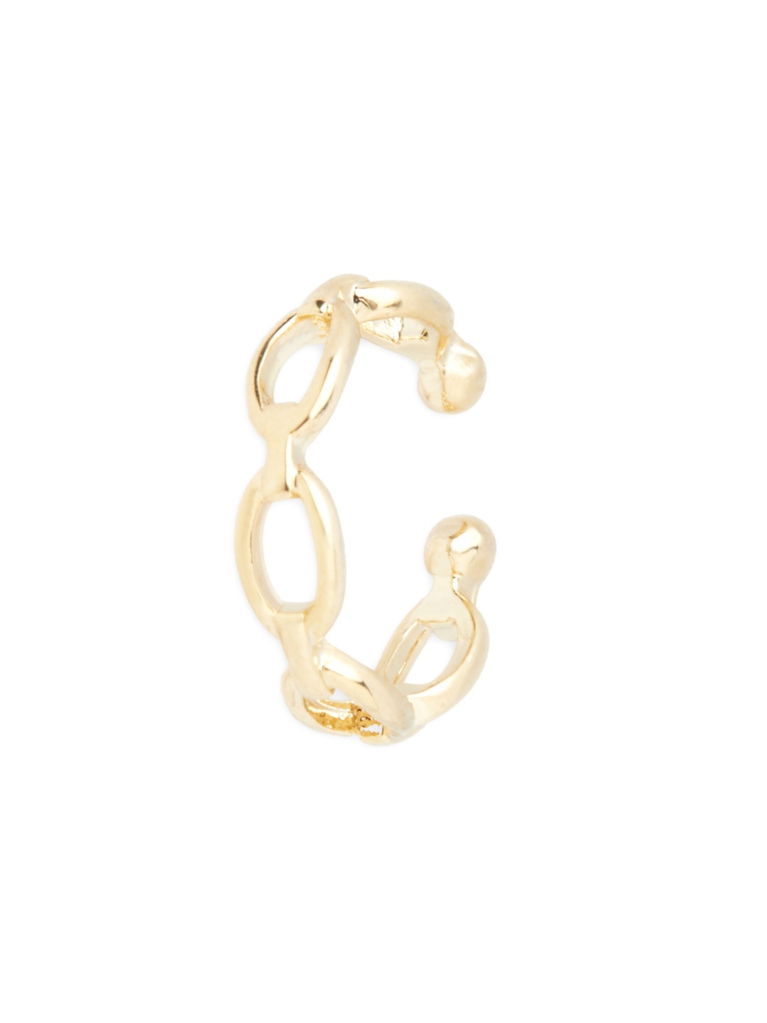 

20Dresses Gold-Toned Circular Ear Cuff Earrings