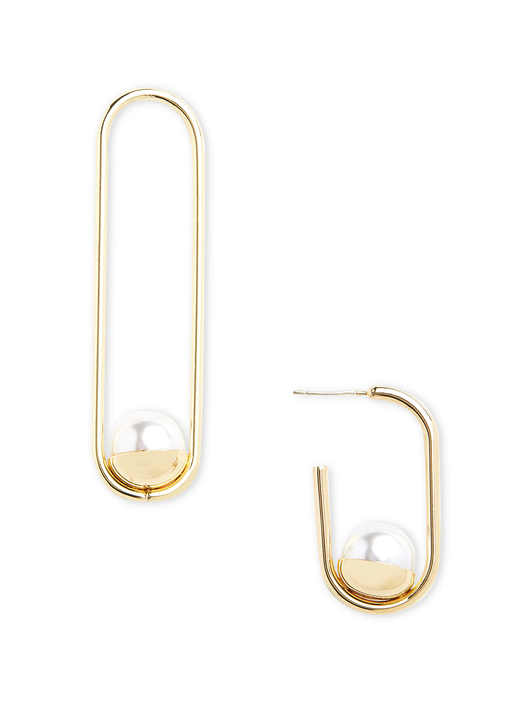 

20Dresses Gold-Toned Contemporary Drop Earrings