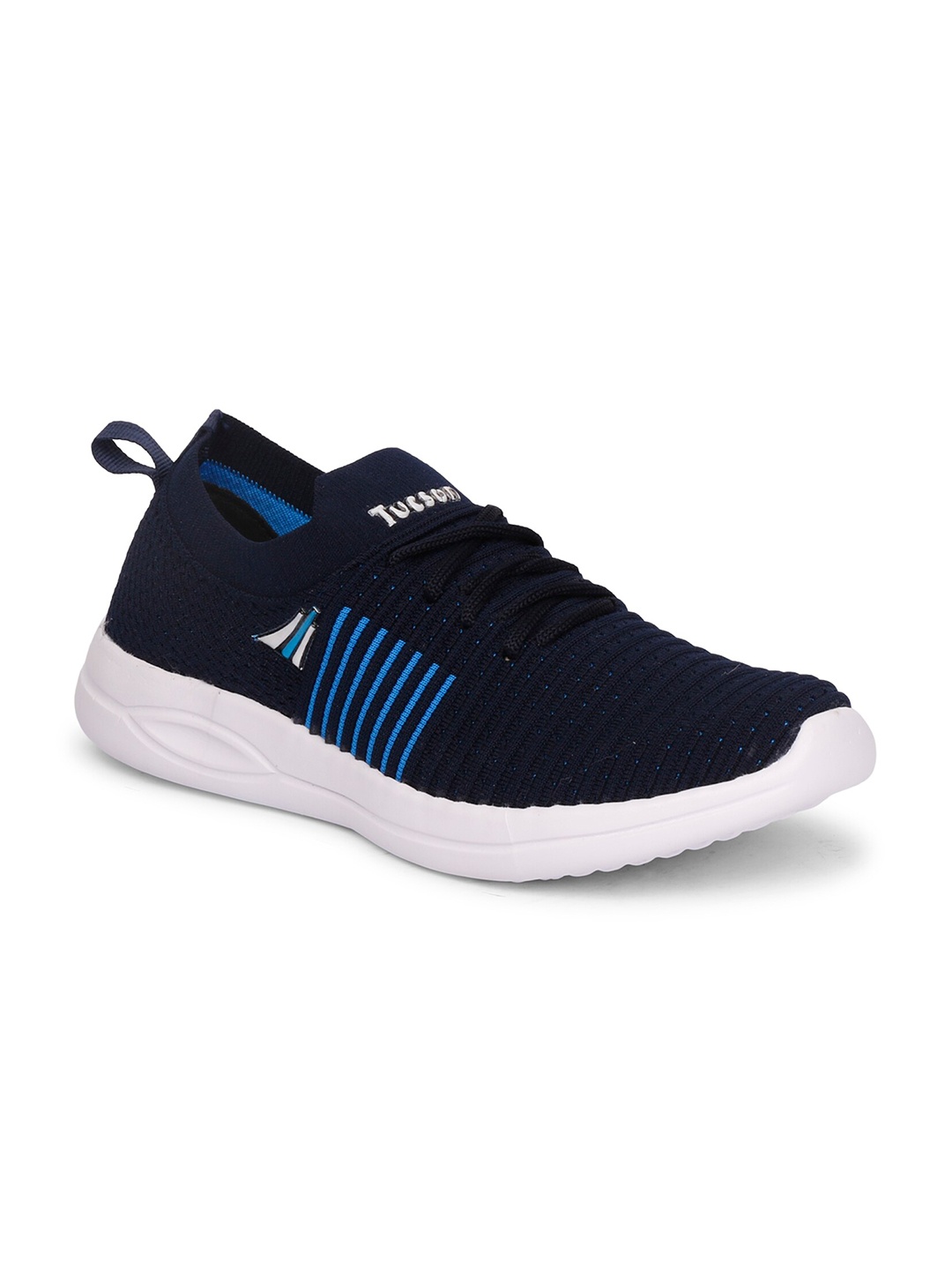 

Tucson Men Navy Blue Mesh Walking Shoes