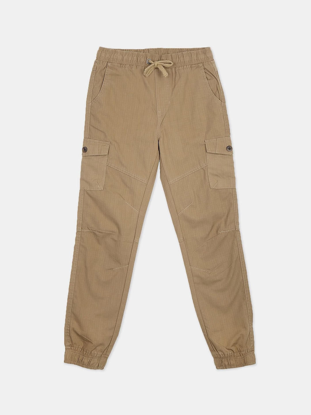 

Cherokee Boys Khaki Checked Straight Fit Joggers