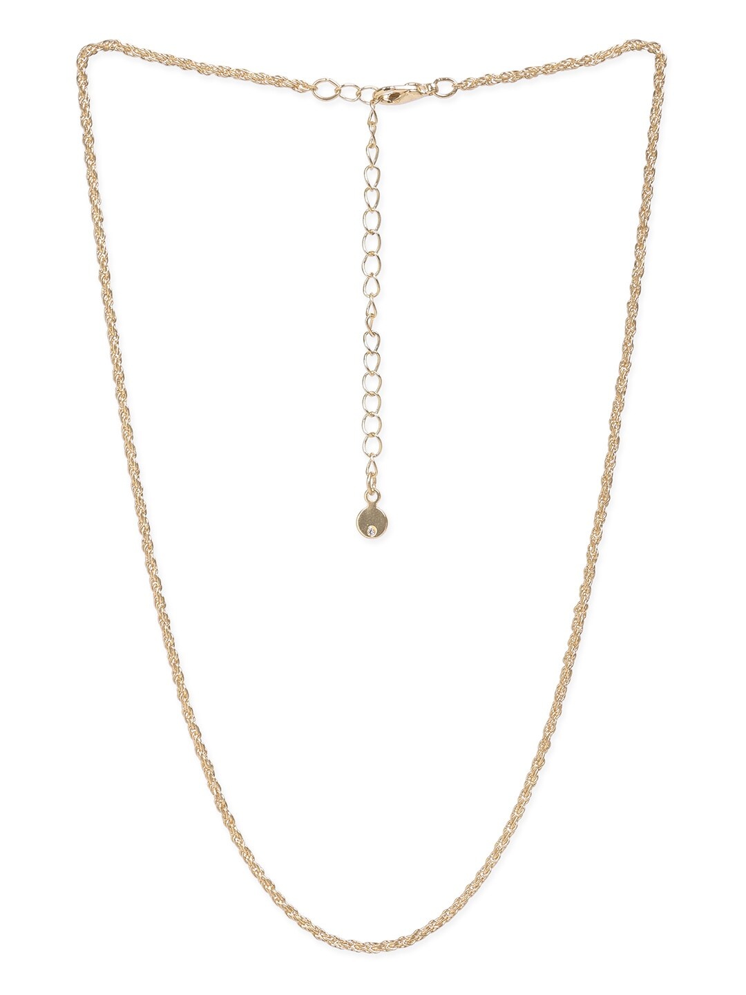 

Mikoto by FableStreet Women Gold-Toned Gold-Plated Necklace