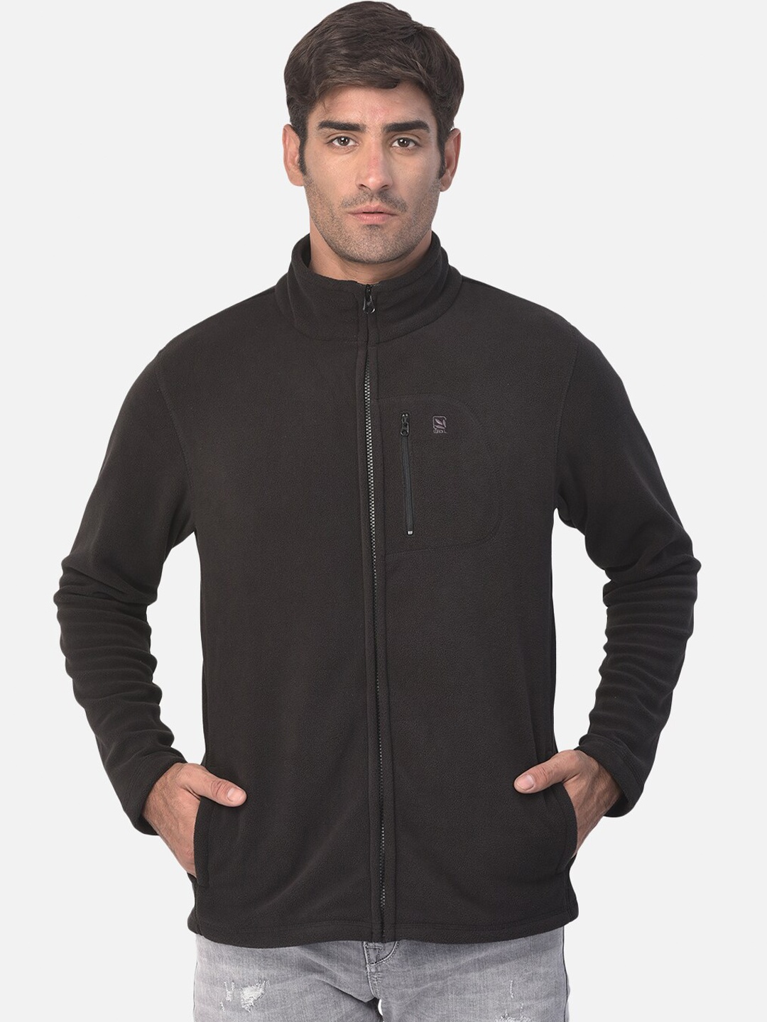 

Woodland Men Black Sweatshirt