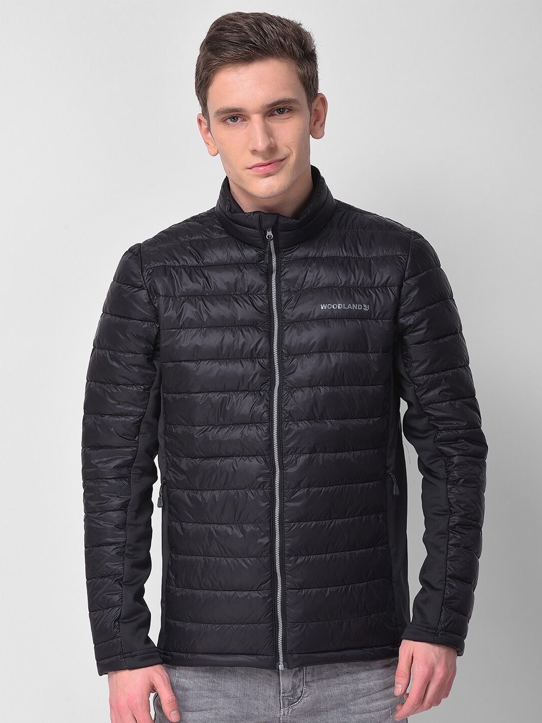 

Woodland Men Black Puffer Jacket